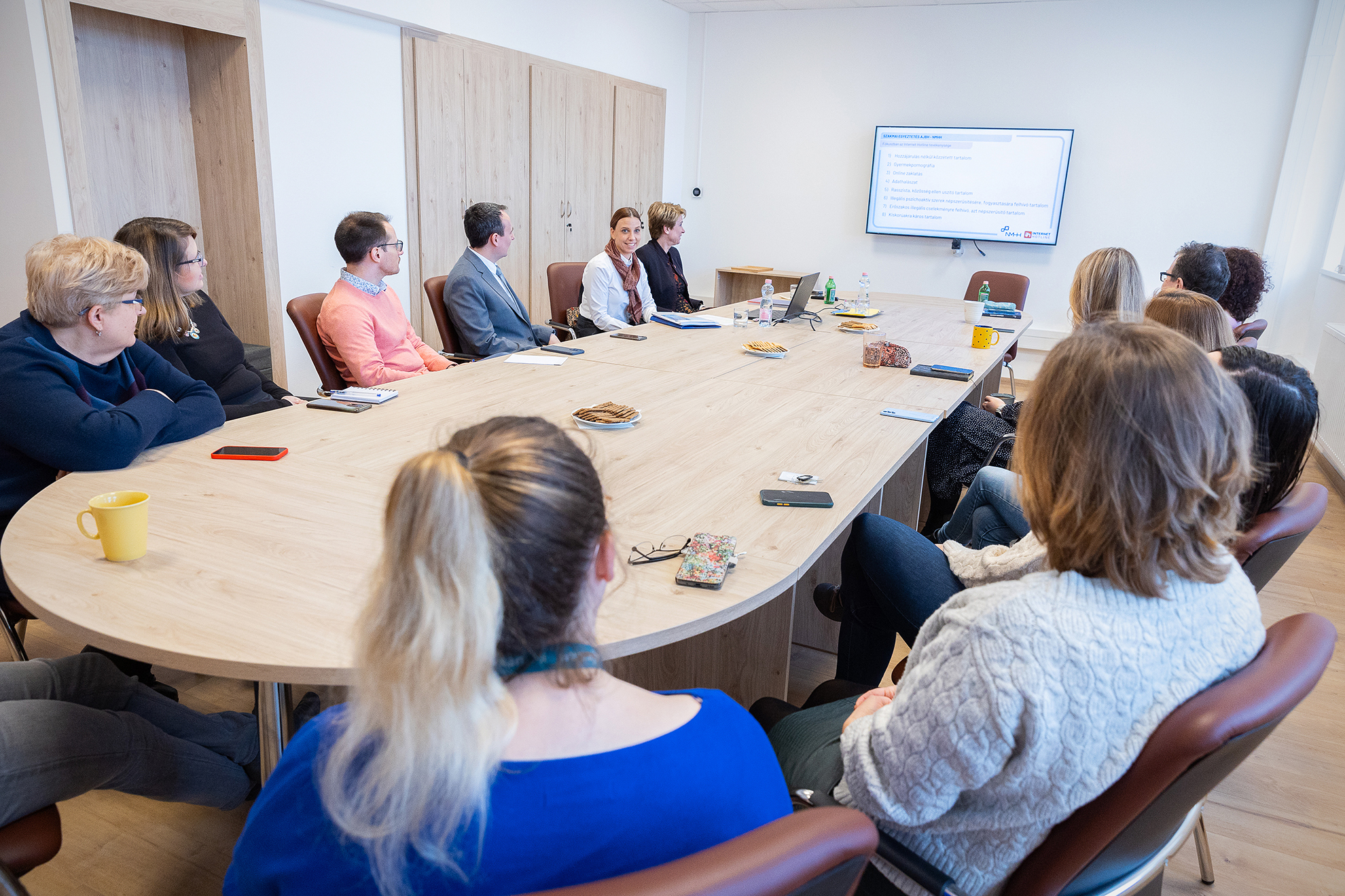 Szakmai párbeszéd a Nemzeti Média- és Hírközlési Hatóság vezetőivel